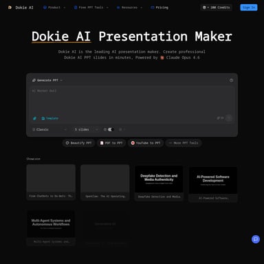 Dokie AI - Education AI Tool Screenshot