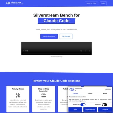 Bench for Claude Code - Code & IT AI Tool Screenshot
