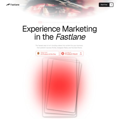 Fastlane - Sales & Marketing AI Tool Screenshot