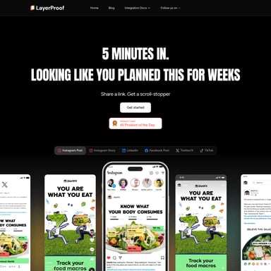 LayerProof Matte - Sales & Marketing AI Tool Screenshot