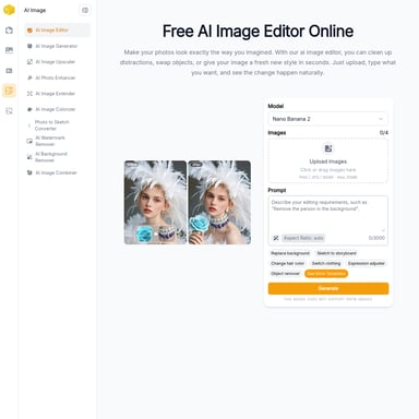 Live3D AI Image Editor - Image Generator AI Tool Screenshot