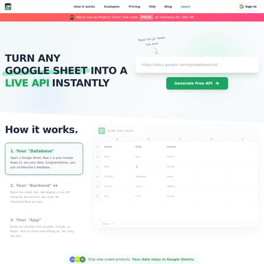 Sheet Ninja - Code en IT AI Tool Screenshot