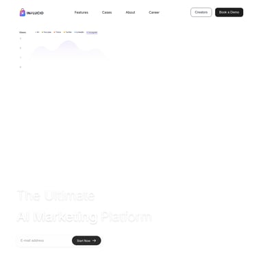 Influcio - Sales & Marketing AI Tool Screenshot