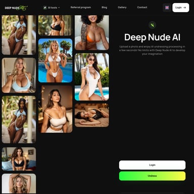 Deep Nude AI - Image Generator AI Tool Screenshot