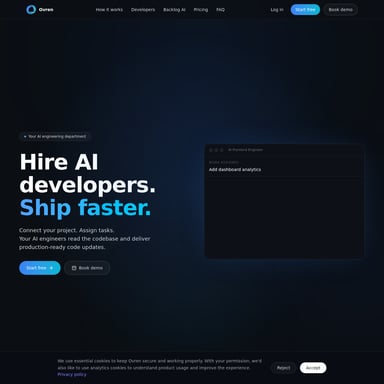 Ovren - Код и IT AI Tool Screenshot