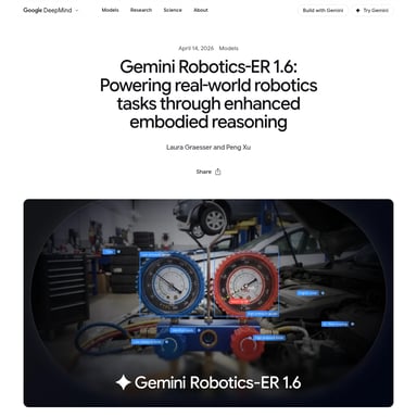 Gemini Robotics ER 1.6 - Código e IT AI Tool Screenshot