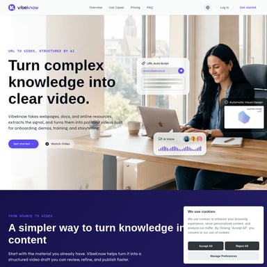 VibeKnow Presentation & Explainer Video Kit - 视频 AI Tool Screenshot