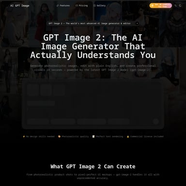 GPT Image 2 - AI Image Editor & Generator - Bildgenerator AI Tool Screenshot