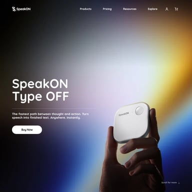 SpeakON - 生产率 AI Tool Screenshot