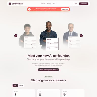 ZeroHuman. - 組織化と自動化 AI Tool Screenshot