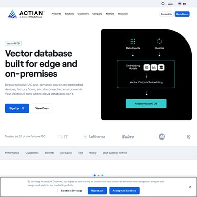 Actian VectorAI DB - Code & IT AI Tool Screenshot