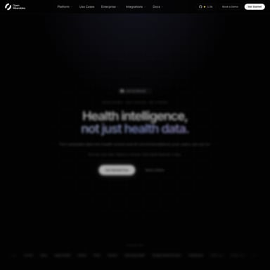 Open Wearables - Medical AI Tool Screenshot