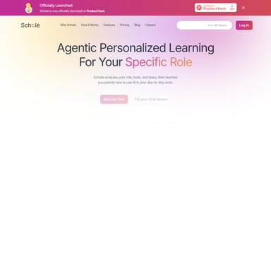 Scholé - Éducation AI Tool Screenshot