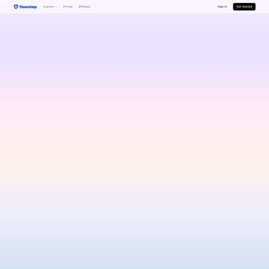 Flowstep 1.0 - ウェブデザイン AI Tool Screenshot
