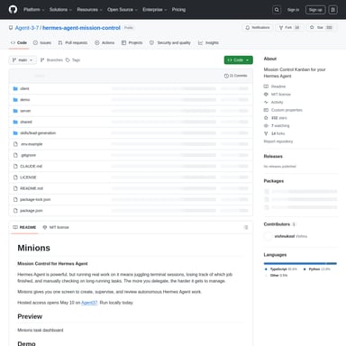 Minions - Organisation und Automatisierung AI Tool Screenshot