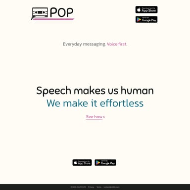 Pop - Social & Dating AI Tool Screenshot