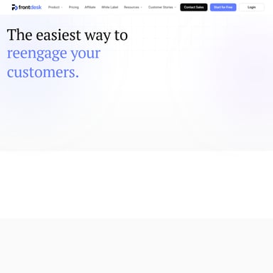 Frontdesk AI - Sales & Marketing AI Tool Screenshot