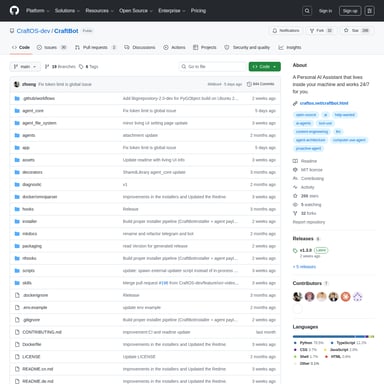 CraftBot with Living UI - Продуктивность AI Tool Screenshot