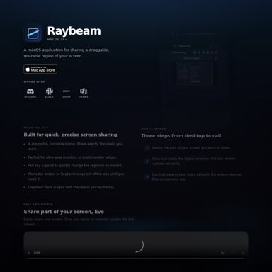 Raybeam - Meeting Assistant AI Tool Screenshot