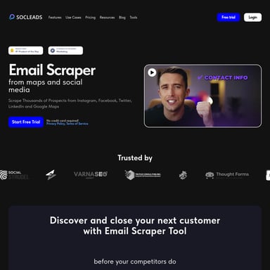SocLeads 3.0 - Sales & Marketing AI Tool Screenshot