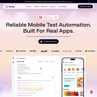 Drizz - Code & IT AI Tool Screenshot