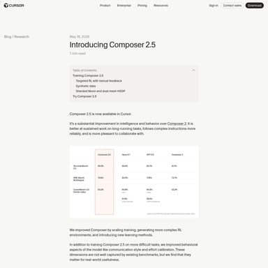 Composer 2.5 - Code & IT AI Tool Screenshot