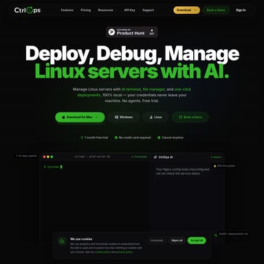 CtrlOps - Code & IT AI Tool Screenshot