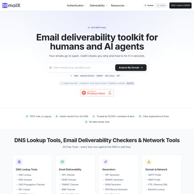 mailX by mailwarm - Sales & Marketing AI Tool Screenshot