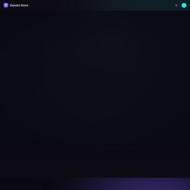 Gemini Omni - Video AI Tool Screenshot