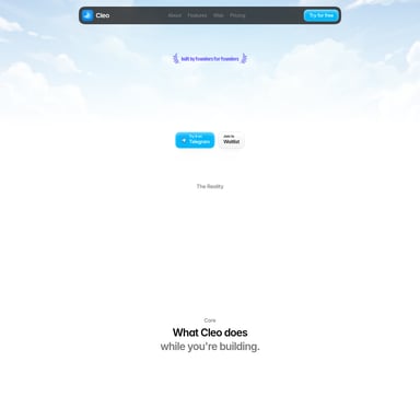 Cleo - 组织与自动化 AI Tool Screenshot