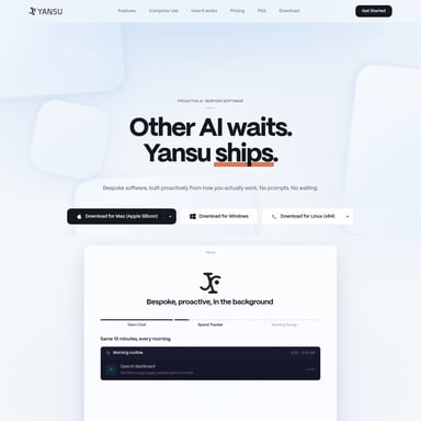 Yansu - 生产率 AI Tool Screenshot