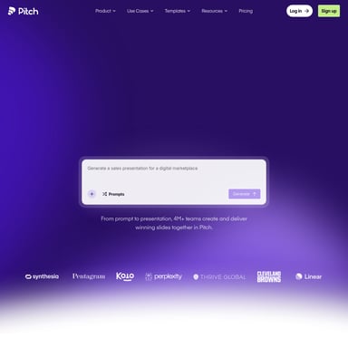 Pitch Agent - Slides en Presentaties AI Tool Screenshot