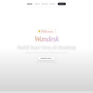 Wandesk - 生产率 AI Tool Screenshot