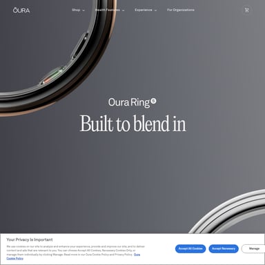 Oura Ring 5 - Medical AI Tool Screenshot
