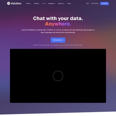 Databox MCP - Sales & Marketing AI Tool Screenshot