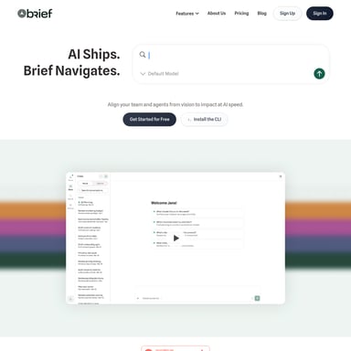 Brief - コードとIT AI Tool Screenshot