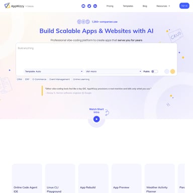 AppWizzy - Code & IT AI Tool Screenshot