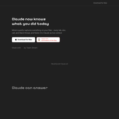 Minimi - Productividad AI Tool Screenshot