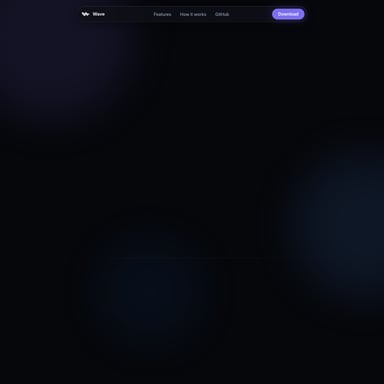 Wave - Translation & Transcript AI Tool Screenshot