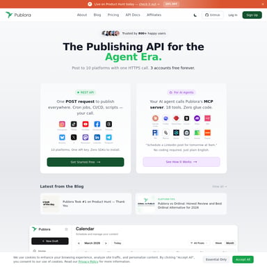 Publora - Verkoop en Marketing AI Tool Screenshot