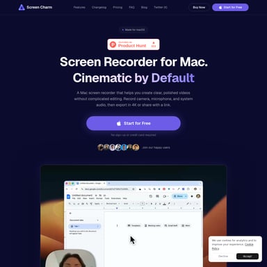 Screen Charm - Video AI Tool Screenshot
