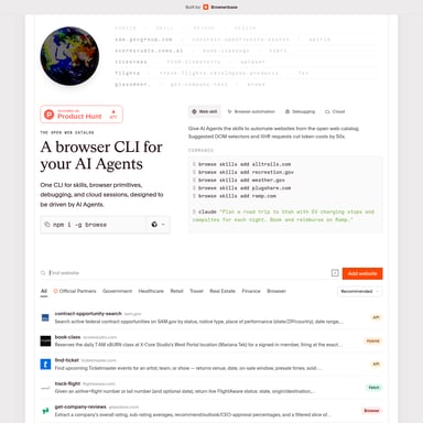 Browse.sh - Organization & Automation AI Tool Screenshot