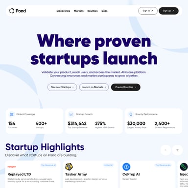 Pond - Sales & Marketing AI Tool Screenshot