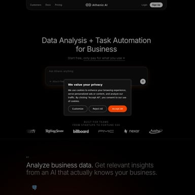 Athenic 2.0 - 组织与自动化 AI Tool Screenshot