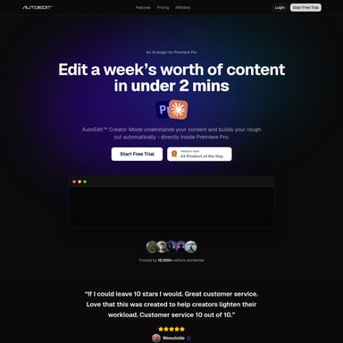 AutoEdit - ビデオ AI Tool Screenshot