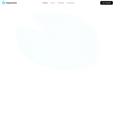 HappySeeds ai app builder - Code & IT AI Tool Screenshot