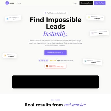 Jesse - Sales & Marketing AI Tool Screenshot