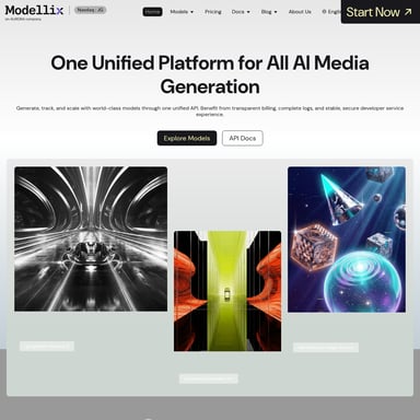 Modellix - Видео AI Tool Screenshot