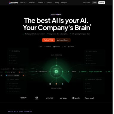 Brain² by ClickUp - Productivity AI Tool Screenshot