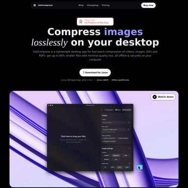 GetCompress - 生产率 AI Tool Screenshot
